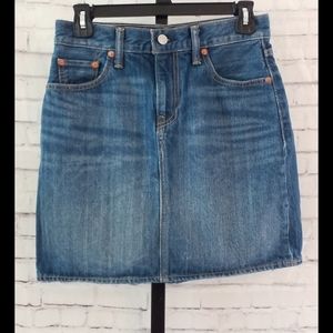 Levi's Jean high waist skirt, size 26 waist